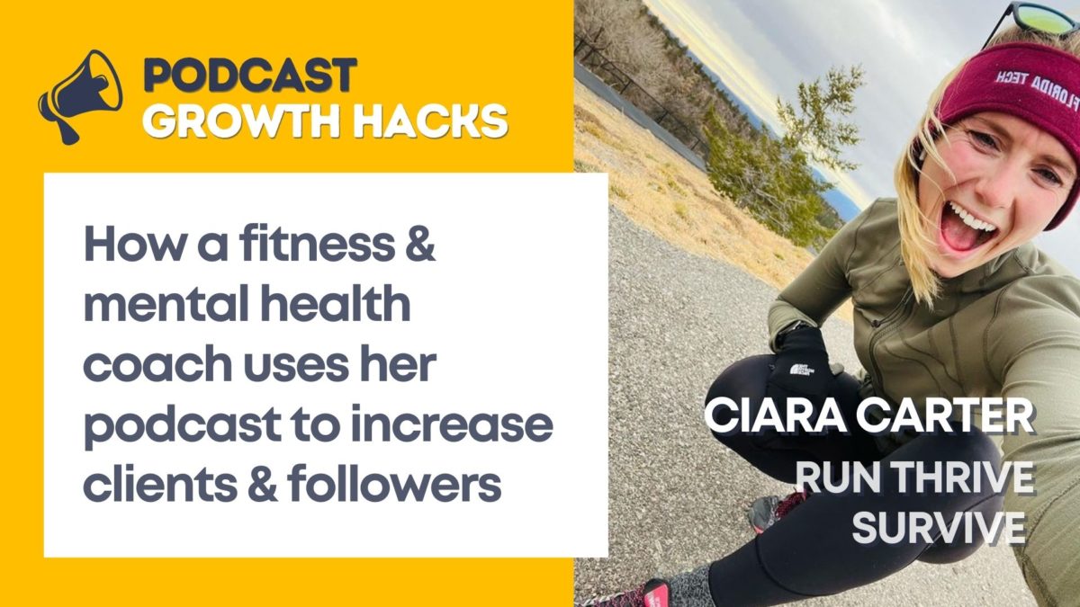 Ciara Carter - Run Thrive Survive - Podcast Growth Hacks