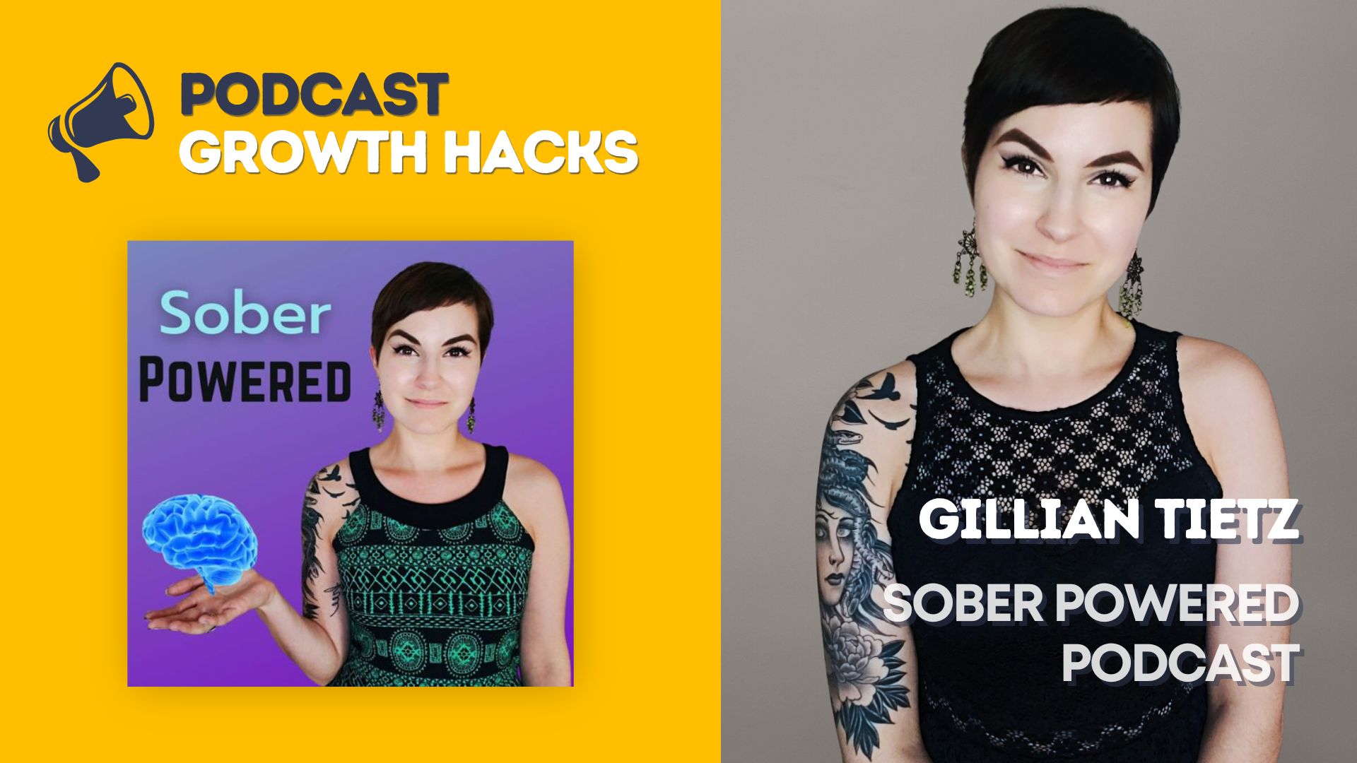 Gillian Tietz - Sober Powered Podcast - Podcast Growth Hacks